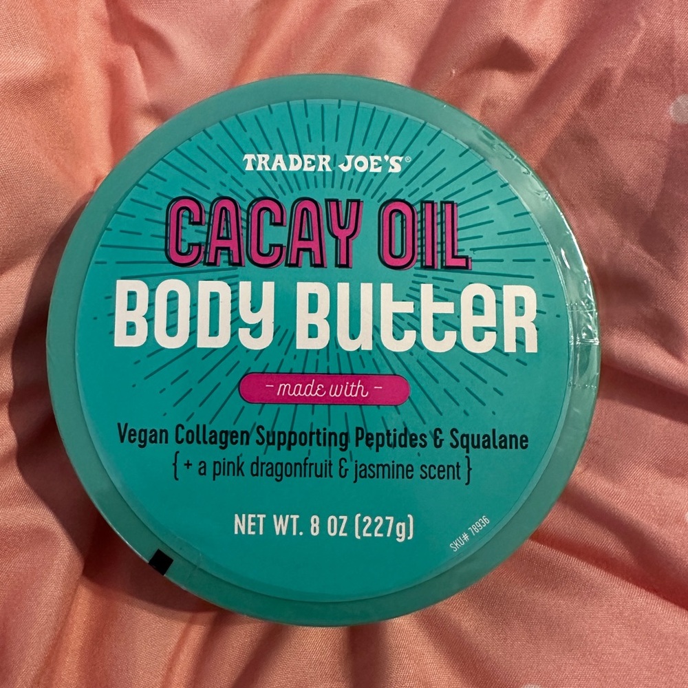 Trader Joe’s Cacay Oil Body Butter SEALED